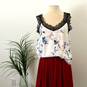 Floral print cami